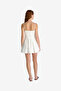 Women's Summer White Svea Flrl Eyelt Mini Flr Dress - 6