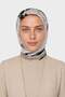 Sepia Pattern Hebei Silk Scarf - 2