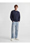 Men's Sweatshirt Crew Neck Basic Long Sleeve Regular Fit Daily Casual Sports Model 12300444 - 2