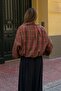 Tile Plaid Bomber Jacket - 9784 - 7