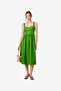 Women's Botanica Green Aspen Linen Midi Dress - 3