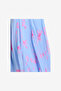 Women's Blue/Pink Multi Myla Hallie Crinkle Tea Dress - 6