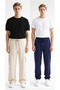 Men's 2-Piece Parachute Fabric Baggy Trousers with Commando Pockets, Wide Legs, Comfortable Fit