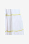 Women's Kayle Mix Tiered Ric Rac White Midi Dress - 6