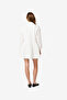 Women's Summer White Cambria Ctn Flr Mini Ls Dress - 4