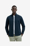 Men's Long Sleeve Twill Navy Blue Oxford Shirt