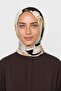 Sepia Pattern Hebei Silk Scarf - 2