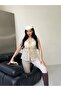 Women's Lace Sleeveless Transparent Blouse - 7