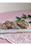 Heart and Stone Zircon Stone Elastic Summer Bracelet Beach Accessory - 2