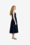 Women's Marine Cotton Sateen Midi Dress - 6