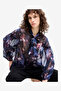 Women's Navy Multi Clara Emina Bow Tie Shirt - 5