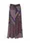 Ethnic Pattern Satin Women's Palazzo Trousers - 8
