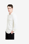 Men's Ecru Ls Soft Line Pocket Shirt - 2
