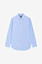Men's Ballad Blue/Ecru Ls Stripe Shirt - 3