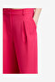 Women's Peony Pink Tiana Crepe Wide Leg Pleated - 5