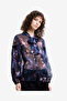 Women's Navy Multi Clara Emina Bow Tie Shirt