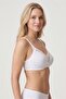 Women's White Minimizer Bra - 2