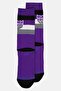 x NBA Men Embroidered Crew Socks, Purple - 4