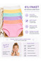 Girls' Report Classic Briefs 6-Pack – Soft, Stretchy, Breathable Everyday Kids' Underwear - 8