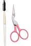 Tweezerman Eyebrow Shaping Scissors and Brush