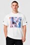 Men Relaxed Fit Short Sleeve Outdoor T-Shirt, White
