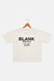 Kids Boy Brand Logo Short Sleeve T-Shirt, Off White - 3