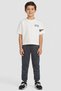 Kids Boy Graphic Print Short Sleeve T-Shirt, White