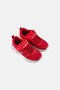 Kids Boy Meteor Lights Velcro Closure Outdoor Shoes, Red - 4