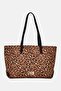 Women Animal Print Tote Bag, Multicolor