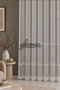 Embroidered Skirt with Dot Pattern 1/3 Sik Pleated Tulle Curtain Suitable for Every Room Ready-Made Tulle with Cornice Buttons