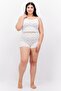Women 2Pcs Floral Print Pajama Top And Shorts, White Combo - 4