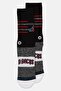 Men Embroidered Crew Socks, Multicolor