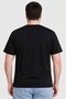 Men Crew Neck Short Sleeve Graphic Print T-shirt, Black - 4