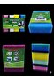 DAN Multi-Purpose Sponge Scourers – (2 x Pack of 4 = 8 Pcs) Durable Kitchen Cleaning Sponges for Heavy Duty Scrubbing