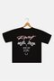 Kids Boy Short Sleeve Graphic Print T-Shirt, Black - 3