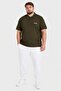 Men Regular Fit Solid Short Sleeve Polo Shirt, Olive - 2