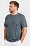 Men Sportswear Fit Short Sleeve Training T-Shirt, Slate Blue - 3
