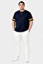 Men Sportswear Fit Short Sleeve Training T-Shirt, Dark Navy - 2
