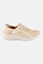 Women Brilliant Path Lace Up Running Shoes, Cream - 4