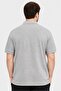 Men Regular Fit Solid Short Sleeve Polo Shirt, Grey - 4