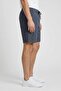 Men Solid Inseam 9 Chino Shorts, Dusty Navy - 3