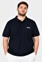 Men Regular Fit Solid Short Sleeve Polo Shirt, Navy