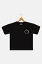 Kids Boy Brand Logo Short Sleeve T-Shirt, Black - 2