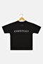 Kids Boy Brand Logo Short Sleeve T-Shirt, Black - 3