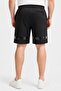 Boss Men Brand Logo Basic Shorts, Black - 4