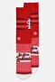 NBA Men Brand Logo Long Sock, Red