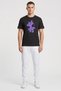 x F1 Men Sportswear Fit Short Sleeve Outdoor T-Shirt, Black - 2