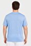 Men Sportswear Fit Short Sleeve Training T-Shirt, Light Blue - 4