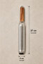 Acacia Handle Thin Metal Grater Ergonomic Wooden Handle Kitchen Grater with Protector Kw-3411 - 4