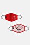 Women 2 Pc Adjustable Strap Face Mask, Multicolor